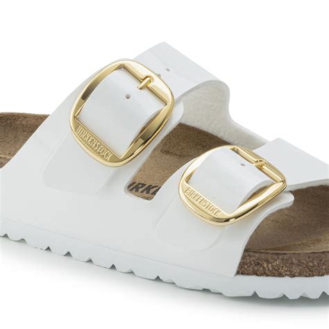 arizona big buckle white birkenstock.